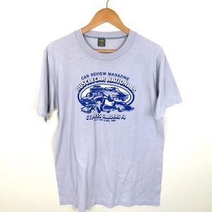 1985 muscle car nationals graphic t-shirt